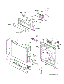 02 - Control Panel & Cooktop parts for Ge Range JGBP32SEN3SS from AppliancePartsPros.com
