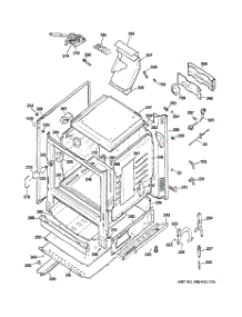 03 - Body Parts parts for Ge Range JGBP86DEM3BB from AppliancePartsPros.com