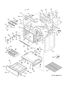 03 - Body Parts parts for Ge Range JB400SP1SS from AppliancePartsPros.com