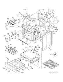 03 - Body Parts parts for Ge Range JB400DP1WW from AppliancePartsPros.com