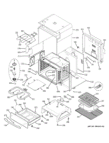 04 - Body Parts parts for Ge Range JS998TK3WW from AppliancePartsPros.com