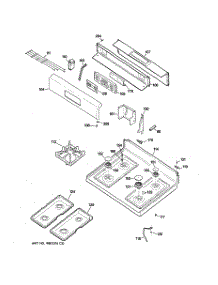 02 - Control Panel & Cooktop parts for Ge Range JGBP32SEL2SS from AppliancePartsPros.com