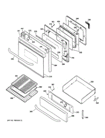 04 - Door & Drawer Parts parts for Ge Range JGBP35SEJ4SS from AppliancePartsPros.com