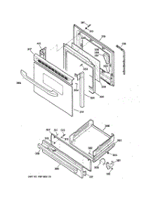 04 - Door & Drawer Parts parts for Ge Range JGBS24GEK2SS from AppliancePartsPros.com