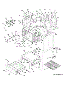 03 - Body Parts parts for Ge Range JCBS55WK4WW from AppliancePartsPros.com