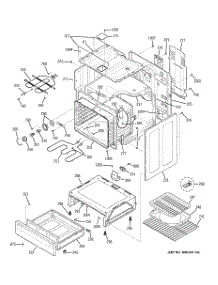 03 - Body Parts parts for Ge Range JBP27CK4CC from AppliancePartsPros.com