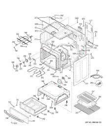 03 - Body Parts parts for Ge Range JCBP35SK4SS from AppliancePartsPros.com