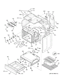 03 - Body Parts parts for Ge Range JBP35BK4CT from AppliancePartsPros.com