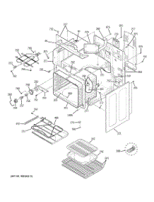 03 - Body Parts parts for Ge Range JBP84TK4WW from AppliancePartsPros.com