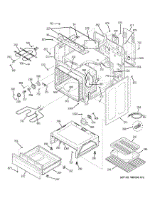 03 - Body Parts parts for Ge Range JCBP68HK4WW from AppliancePartsPros.com