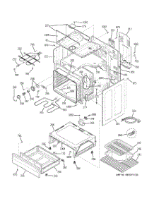 03 - Body Parts parts for Ge Range JCBP24WK4WW from AppliancePartsPros.com