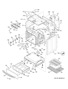 03 - Body Parts parts for Ge Range JBP35GK4SS from AppliancePartsPros.com