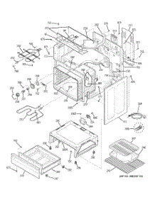 03 - Body Parts parts for Ge Range JCBP66WK4WW from AppliancePartsPros.com