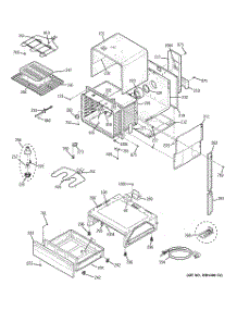 03 - Body Parts parts for Ge Range JCSP42BK3BB from AppliancePartsPros.com
