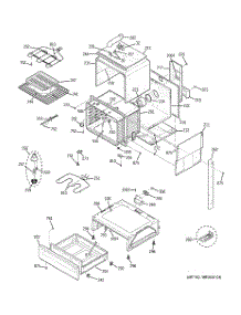 02 - Body Parts parts for Ge Range JSP39BK3BB from AppliancePartsPros.com