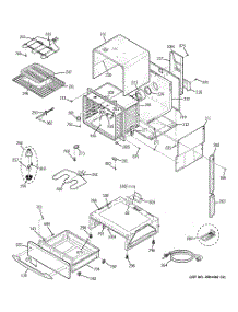 03 - Body Parts parts for Ge Range JCSP42SK3SS from AppliancePartsPros.com