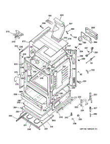 03 - Body Parts parts for Ge Range JGBP88SEL1SS from AppliancePartsPros.com