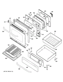 04 - Door & Drawer Parts parts for Ge Range EGR3001EL1SS from AppliancePartsPros.com