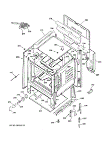 02 - Body Parts parts for Ge Range JBP27CL1CC from AppliancePartsPros.com
