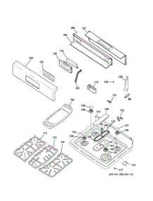 02 - Control Panel & Cooktop parts for Ge Range JGBP87SEL1SS from AppliancePartsPros.com