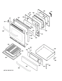 04 - Door & Drawer Parts parts for Ge Range JGBP87SEL1SS from AppliancePartsPros.com