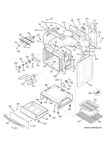 03 - Body Parts parts for Ge Range JB710SK3SS from AppliancePartsPros.com