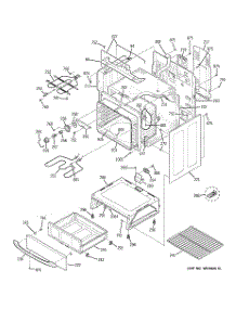 03 - Body Parts parts for Ge Range JBS55SK3SS from AppliancePartsPros.com