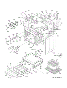 03 - Body Parts parts for Ge Range JBP71SK3SS from AppliancePartsPros.com