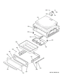 04 - Warming Drawer parts for Ge Range JCBP85WK3WW from AppliancePartsPros.com