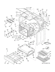 03 - Body Parts parts for Ge Range JCBP35CK3CC from AppliancePartsPros.com