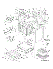 03 - Body Parts parts for Ge Range JCBP66WK3WW from AppliancePartsPros.com