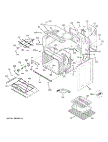 03 - Body Parts parts for Ge Range JCBP81WL1WW from AppliancePartsPros.com