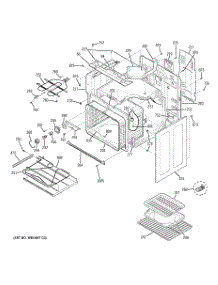 03 - Body Parts parts for Ge Range JBP81TL1WW from AppliancePartsPros.com