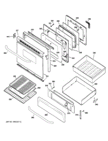 04 - Door & Drawer Parts parts for Ge Range EGR3001EJ4SS from AppliancePartsPros.com