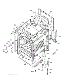 02 - Body Parts parts for Ge Range JBS56WL1WW from AppliancePartsPros.com