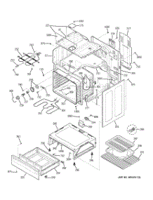 03 - Body Parts parts for Ge Range JBP35CK2CC from AppliancePartsPros.com