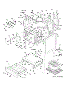 03 - Body Parts parts for Ge Range JCBP65WK2WW from AppliancePartsPros.com