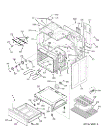 03 - Body Parts parts for Ge Range JBP27BK2BB from AppliancePartsPros.com