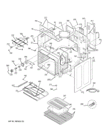 03 - Body Parts parts for Ge Range JCBP84BK2BB from AppliancePartsPros.com