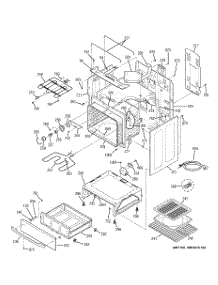 03 - Body Parts parts for Ge Range JCB800BK2BB from AppliancePartsPros.com