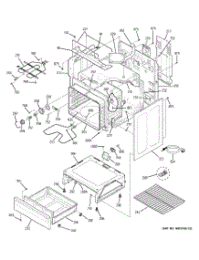 03 - Body Parts parts for Ge Range JCBS55WK2WW from AppliancePartsPros.com