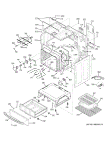 03 - Body Parts parts for Ge Range JCBP35SK2SS from AppliancePartsPros.com