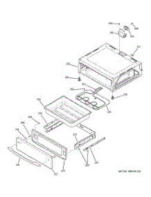 04 - Warming Drawer parts for Ge Range JCBP81WK2WW from AppliancePartsPros.com
