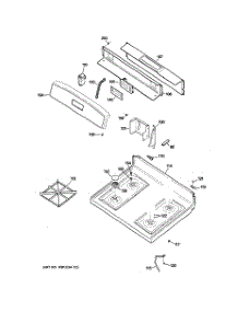 02 - Control Panel & Cooktop parts for Ge Range JGBS21HEH5WW from AppliancePartsPros.com