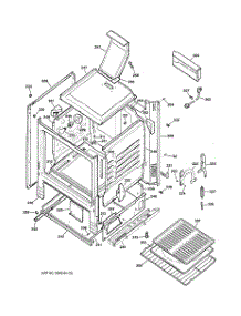 03 - Body Parts parts for Ge Range JGBS21HEH5WW from AppliancePartsPros.com
