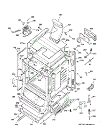 03 - Body Parts parts for Ge Range JGBP28BEK3WH from AppliancePartsPros.com