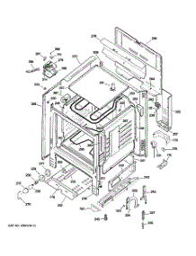 02 - Body Parts parts for Ge Range JBP15BJ2BB from AppliancePartsPros.com