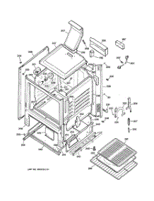 03 - Body Parts parts for Ge Range JGBS07PEH2WW from AppliancePartsPros.com