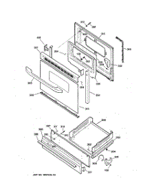 04 - Door & Drawer Parts parts for Ge Range JGBS19BEH2WH from AppliancePartsPros.com