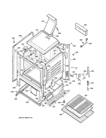 03 - Body Parts parts for Ge Range JGBS17PEH2WH from AppliancePartsPros.com